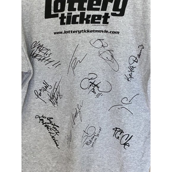 "I Did Not Win The Lottery" Lottery Ticket Movie Promo S/S T-Shirt Men's Size L - Picture 6 of 6